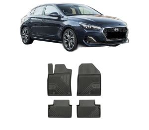 Set covorase presuri HYUNDAI i30 FASTBACK (PDE, PDEN) din 2017-2022, auto, din cauciuc thermoplastic, HYUNDAI - Img 2