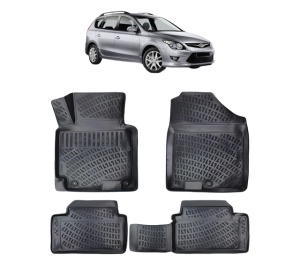 Set covorase presuri HYUNDAI I30 II GD din 2011-2017, auto, din cauciuc thermoplastic - Img 7