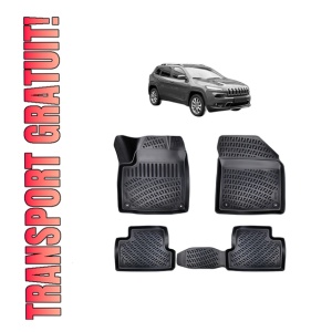 Set covorase presuri JEEP CHEROKEE KL din 2014-2019, auto, din cauciuc thermoplastic - Img 8