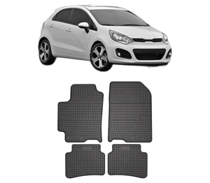 Set covorase presuri KIA RIO III (UB) din 2011-2017, auto, din cauciuc thermoplastic, KIA - Img 2