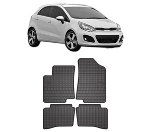 Set covorase presuri KIA RIO III (UB) din 2011-2017, auto, din cauciuc thermoplastic, KIA - Img 2