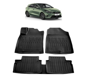 Set covorase presuri KIA XCEED din 2019, auto, din cauciuc thermoplastic - Img 2