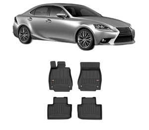 Set covorase presuri LEXUS IS III (_E3_) din 2013-2020, auto, din cauciuc thermoplastic, LEXUS - Img 2