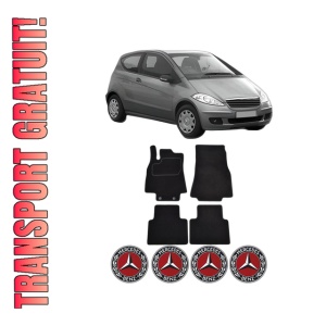 Set Covorase Presuri MERCEDES-BENZ A-CLASS (W169) din 2004-2012, Auto, Material Textil Mocheta, MERCEDES-BENZ