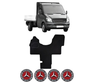 Set Covorase Presuri MERCEDES-BENZ SPRINTER 4,6-t Platform/Chassis (B906) din 2006-2018, Auto, Material Textil Mocheta, MERCEDES-BENZ - Img 2