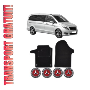 Set Covorase Presuri MERCEDES-BENZ VITO Mixto (Double Cabin) (W447) din 2014-2015, Auto, Material Textil Mocheta, MERCEDES-BENZ
