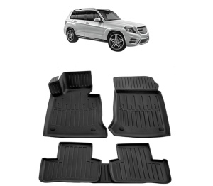 Set covorase presuri MERCEDES BENZ X204 GLK din 2008-2015, auto, din cauciuc thermoplastic - Img 2