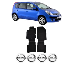 Set Covorase Presuri NISSAN NOTE (E11, NE11) din 2006-2012, Auto, Material Textil Mocheta, NISSAN - Img 2