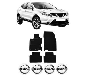 Set Covorase Presuri NISSAN QASHQAI II (J11, J11_) din 2013-2014, Auto, Material Textil Mocheta, NISSAN - Img 2