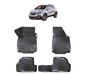 Set covorase presuri OPEL MOKKA I din 2012-2019, auto, din cauciuc thermoplastic - Img 2
