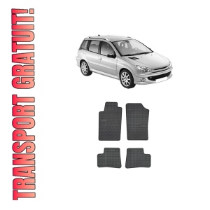 Set covorase presuri PEUGEOT 206 SW (2E/K) din 2002-2008, auto, din cauciuc thermoplastic, PEUGEOT
