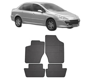 Set covorase presuri PEUGEOT 307 Saloon din 2006-2012, auto, din cauciuc thermoplastic, PEUGEOT - Img 2