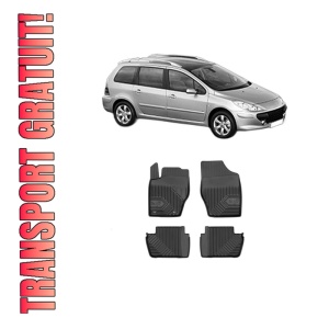 Set covorase presuri PEUGEOT 307 SW (3H) din 2002-2009, auto, din cauciuc thermoplastic, PEUGEOT