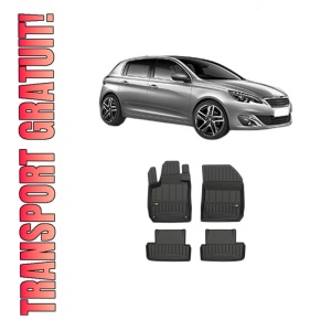 Set covorase presuri PEUGEOT 308 II (LB_, LP_, LW_, LH_, L3_) din 2013-2021, auto, din cauciuc thermoplastic, PEUGEOT