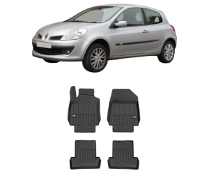 Set covorase presuri RENAULT CLIO III Hatchback Van (SB_, SR_) din 2005-2014, auto, din cauciuc thermoplastic, RENAULT - Img 2