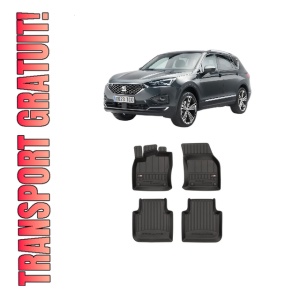 Set covorase presuri SEAT TARRACO (KN2) din 2018-2024, auto, din cauciuc thermoplastic, SEAT