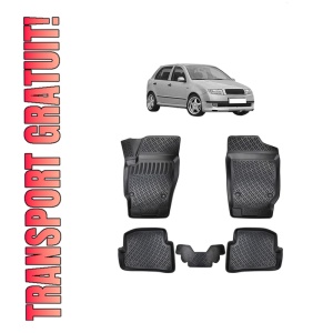 Set covorase presuri SKODA FABIA I din 1999-2007, auto, din cauciuc thermoplastic