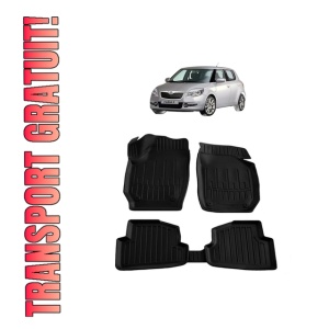 Set covorase presuri SKODA FABIA II 5J din 2007-2014, auto, din cauciuc thermoplastic - Img 8