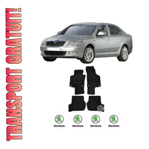 Set Covorase Presuri SKODA Octavia II (1Z3) din 2004-2013, Auto, Material Textil Mocheta, SKODA