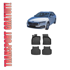 Set covorase presuri SKODA Octavia IV Combi (NX5, PV5) din 2019-2024, auto, din cauciuc thermoplastic, SKODA