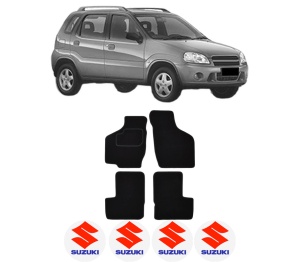 Set Covorase Presuri SUZUKI IGNIS I (FH) din 2000-2003, Auto, Material Textil Mocheta, SUZUKI - Img 2