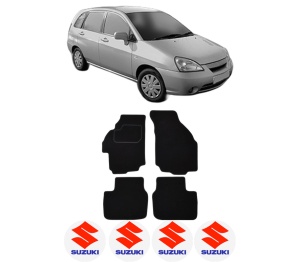 Set Covorase Presuri SUZUKI LIANA Hatchback din 2001-2007, Auto, Material Textil Mocheta, SUZUKI - Img 2