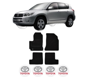 Set Covorase Presuri TOYOTA RAV 4 III (_A3_) din 2005-2013, Auto, Material Textil Mocheta, TOYOTA - Img 2