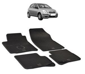 Set covorase presuri TOYOTA YARIS din 1999-2005, auto, din cauciuc thermoplastic - Img 2