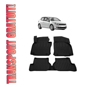 Set covorase presuri VOLKSWAGEN GOLF VI din 2008-2012, auto, din cauciuc thermoplastic