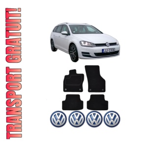Set Covorase Presuri Volkswagen GOLF VII Variant (BA5, BV5) din 2013-2020, Auto, Material Textil Mocheta, Volkswagen