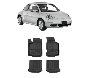 Set covorase presuri Volkswagen NEW BEETLE (9C1, 1C1) din 1998-2010, auto, din cauciuc thermoplastic, Volkswagen - Img 2