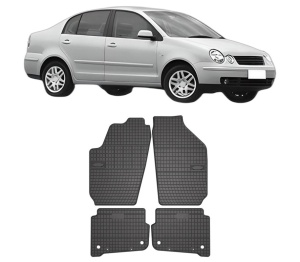 Set covorase presuri Volkswagen POLO IV Saloon (9A4, 9A2, 9N2, 9A6) din 2002-2012, auto, din cauciuc thermoplastic, Volkswagen - Img 2
