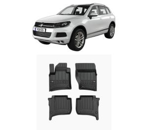Set covorase presuri Volkswagen TOUAREG VAN (7P5) din 2011-2014, auto, din cauciuc thermoplastic, Volkswagen - Img 2