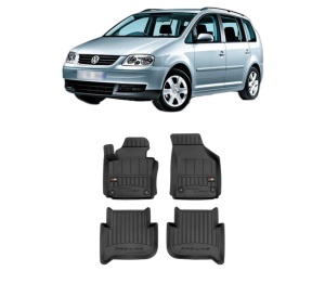 Set covorase presuri Volkswagen TOURAN I din 2012-2020, auto, din cauciuc thermoplastic, Volkswagen - Img 2