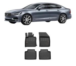 Set covorase presuri VOLVO S90 II (234) din 2016-2023, auto, din cauciuc thermoplastic, VOLVO - Img 2