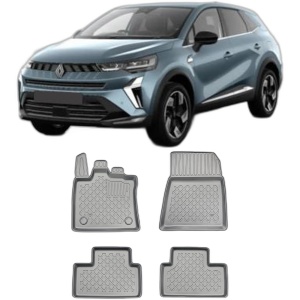 Set covorase RENAULT SYMBIOZ E-TECH FULL HYBRID din 07.2024 - Prezent, covorase tavita, caroserie SUV, compatibile cu autoturismul RENAULT SYMBIOZ E-TECH FULL HYBRID, ARISTAR - Img 2