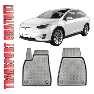 Set covorase TESLA MODEL X, din 10.2016 - 12.2020, covorase tavita, caroserie SUV 6-7 LOCURI, covorase fata, compatibile cu autoturismul TESLA MODEL X, ARISTAR