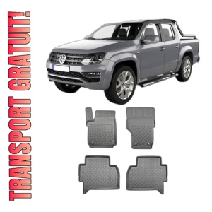 Set covorase VOLKSWAGEN AMAROK, din 08.2010 - 2020, covorase tavita, caroserie PICK-UP CABINA DUBLA, compatibile cu autoturismul VOLKSWAGEN AMAROK, ARISTAR