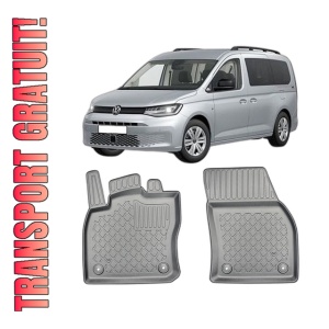 Set covorase VOLKSWAGEN CADDY MAXI, din 11.2020 - Prezent, covorase tavita, caroserie VAN 5-7 LOCURI, covorase fata, compatibile cu autoturismul VOLKSWAGEN CADDY MAXI, ARISTAR