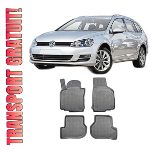 Set covorase VOLKSWAGEN GOLF 6, din 06.2007 - 08.2013, covorase tavita, caroserie COMBI, compatibile cu autoturismul VOLKSWAGEN GOLF 6, ARISTAR