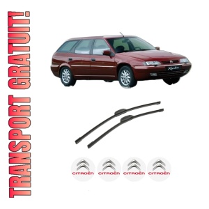Set stergatoare auto CITROEN XANTIA Estate Van (X2_) din 1997-2003, pentru parbriz auto, 2 bucati, Bosch Aerotwin Retrofit, din cauciuc siliconat rezistent, 4 Stickere Auto CITROEN
