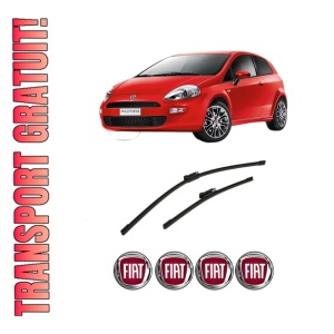 Set stergatoare auto FIAT PUNTO EVO Hatchback Van (199_) din 2009-2012, pentru parbriz auto, 2 bucati, Bosch Aerotwin Multi, din cauciuc siliconat rezistent, 4 Stickere Auto FIAT