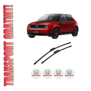 Set stergatoare auto HONDA e (ZC7_) din 2019, pentru parbriz auto, 2 bucati, Bosch Aerotwin Retrofit, din cauciuc siliconat rezistent, 4 Stickere Auto HONDA