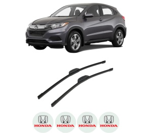 Set stergatoare auto HONDA HR-V (RV) din 2021, pentru parbriz auto, 2 bucati, Bosch Aerotwin Retrofit, din cauciuc siliconat rezistent, 4 Stickere Auto HONDA - Img 2