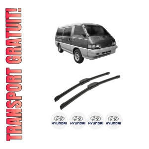 Set stergatoare auto HYUNDAI GRACE Bus din 1998-2001, pentru parbriz auto, 2 bucati, Bosch Aerotwin Retrofit, din cauciuc siliconat rezistent, 4 Stickere Auto HYUNDAI