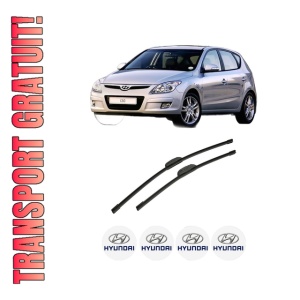 Set stergatoare auto HYUNDAI i30 Estate (FD) din 2007-2012, pentru parbriz auto, 2 bucati, Bosch Aerotwin Retrofit, din cauciuc siliconat rezistent, 4 Stickere Auto HYUNDAI