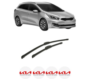 Set stergatoare auto KIA CEED Sportswagon (CD) din 2018-2022, pentru parbriz auto, 2 bucati, Bosch Aerotwin Retrofit, din cauciuc siliconat rezistent, 4 Stickere Auto KIA - Img 2