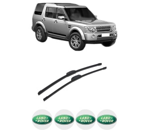 Set stergatoare auto LAND ROVER DISCOVERY IV (L319) din 2009-2018, pentru parbriz auto, 2 bucati, Bosch Aerotwin Retrofit, din cauciuc siliconat rezistent, 4 Stickere Auto LAND ROVER - Img 2