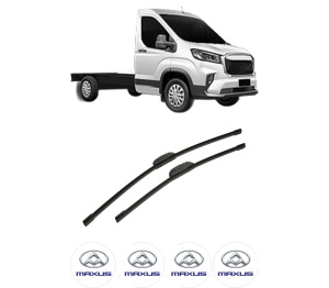 Set stergatoare auto MAXUS DELIVER 9 Platform/Chassis din 2022, pentru parbriz auto, 2 bucati, Bosch Aerotwin Retrofit, din cauciuc siliconat rezistent, 4 Stickere Auto MAXUS - Img 2