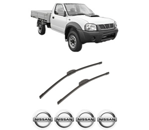 Set stergatoare auto NISSAN NAVARA NP300 Platform/Chassis (D40) din 2008-2010, pentru parbriz auto, 2 bucati, Bosch Aerotwin Retrofit, din cauciuc siliconat rezistent, 4 Stickere Auto NISSAN - Img 2